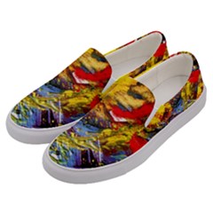 Yellow Chik 3 Men s Canvas Slip Ons by bestdesignintheworld