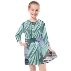 Easter 6 Kids  Quarter Sleeve Shirt Dress