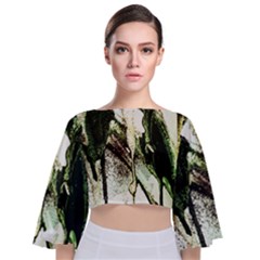 There Is No Promisse Rain 4 Tie Back Butterfly Sleeve Chiffon Top by bestdesignintheworld