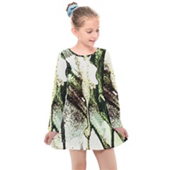 There Is No Promisse Rain 4 Kids  Long Sleeve Dress