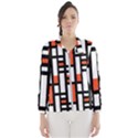 Linear Sequence Pattern Design Windbreaker (Women) View1