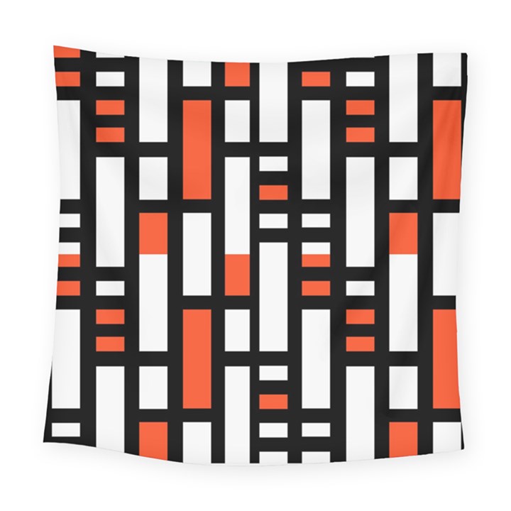 Linear Sequence Pattern Design Square Tapestry (Large)