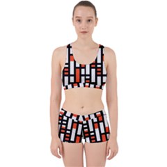 Linear Sequence Pattern Design Work It Out Gym Set by dflcprints