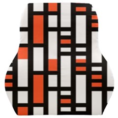 Linear Sequence Pattern Design Car Seat Back Cushion 