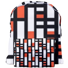 Linear Sequence Pattern Design Giant Full Print Backpack by dflcprints