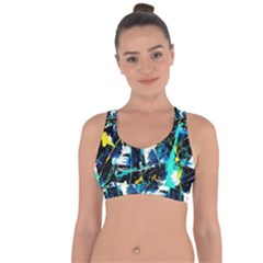 Brain Reflections 6 Cross String Back Sports Bra by bestdesignintheworld