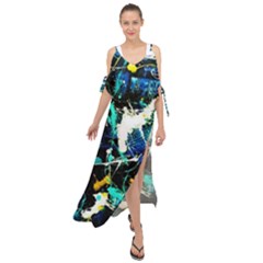 Brain Reflections 6 Maxi Chiffon Cover Up Dress