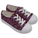 The Sky Is Not The Limit For A Floral Delight Kids  Low Top Canvas Sneakers View3