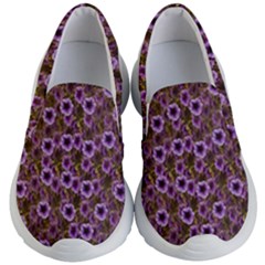 The Sky Is Not The Limit For A Floral Delight Kid s Lightweight Slip Ons by pepitasart