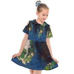 Avocado 3 Kids  Short Sleeve Shirt Dress