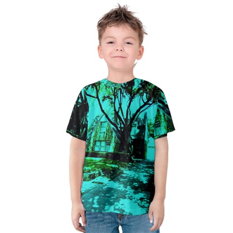 Hot Day In Dallas 50 Kids  Cotton Tee by bestdesignintheworld