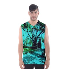 Hot Day In Dallas 50 Men s Basketball Tank Top by bestdesignintheworld