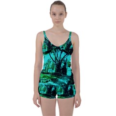 Hot Day In Dallas 50 Tie Front Two Piece Tankini by bestdesignintheworld