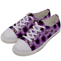 The Sky Is Not The Limit For Beautiful Big Flowers Women s Low Top Canvas Sneakers by pepitasart