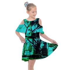 Hot Day In Dallas 50 Kids  Shoulder Cutout Chiffon Dress