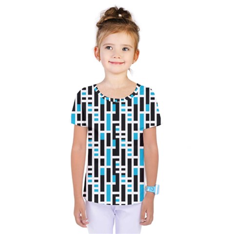 Linear Sequence Pattern Design Kids  One Piece Tee by dflcprintsclothing