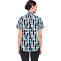 Linear Sequence Pattern Design Women s Short Sleeve Shirt View2