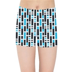 Linear Sequence Pattern Design Kids Sports Shorts by dflcprintsclothing