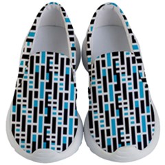 Linear Sequence Pattern Design Kid s Lightweight Slip Ons