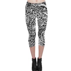 Maze Draw Capri Leggings 