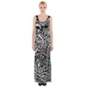 Maze Draw Maxi Thigh Split Dress View1