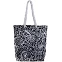 Maze Draw Full Print Rope Handle Tote (Small) View2