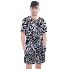 Maze Draw Men s Mesh Tee And Shorts Set