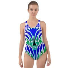 Red Four Go Wise Cut-out Back One Piece Swimsuit