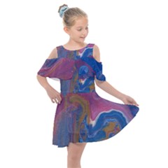 Blink Kids  Shoulder Cutout Chiffon Dress