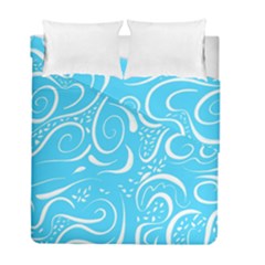 Scribble Reason Design Pattern Duvet Cover Double Side (full/ Double Size) by Sapixe