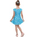 Scribble Reason Design Pattern Kids Cap Sleeve Dress View2