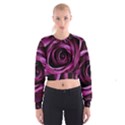 Plant Rose Flower Petals Nature Cropped Sweatshirt View1