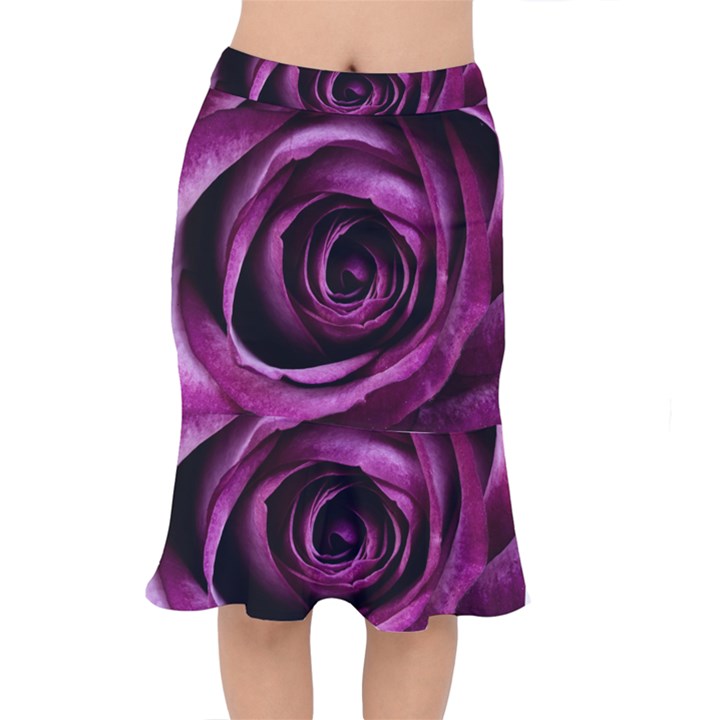 Plant Rose Flower Petals Nature Mermaid Skirt