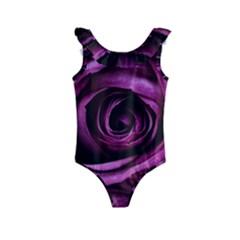 Plant Rose Flower Petals Nature Kids  Frill Swimsuit by Sapixe