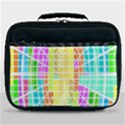 Abstract Squares Background Network Lunch Bag View1