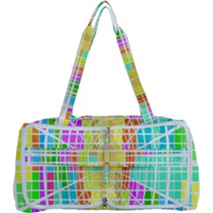 Abstract Squares Background Network Multi Function Bag	