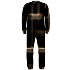 Metal Pattern Background Texture Onepiece Jumpsuit (men)  by Sapixe