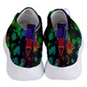 Rainbow Pattern Geometric Texture Women s Lightweight High Top Sneakers View4