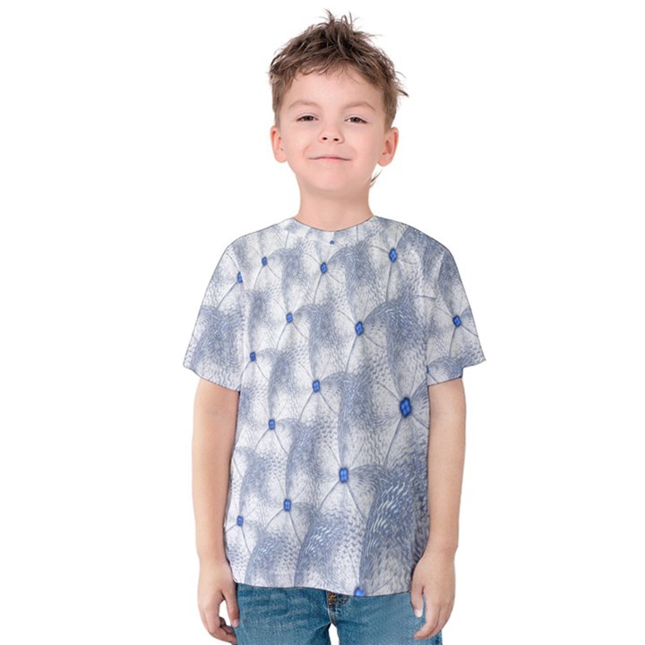 Fractal Art Artistic Pattern Kids  Cotton Tee