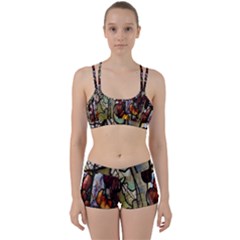 Tiffany Window Colorful Pattern Women s Sports Set by Sapixe