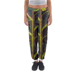 Leaf Abstract Nature Design Plant Women s Jogger Sweatpants by Sapixe