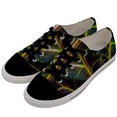 Leaf Abstract Nature Design Plant Men s Low Top Canvas Sneakers by Sapixe