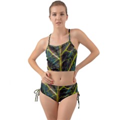 Leaf Abstract Nature Design Plant Mini Tank Bikini Set by Sapixe