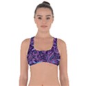 Stamping Pattern Leaves Drawing Got No Strings Sports Bra View1