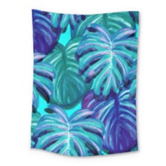 Leaves Tropical Palma Jungle Medium Tapestry by Sapixe