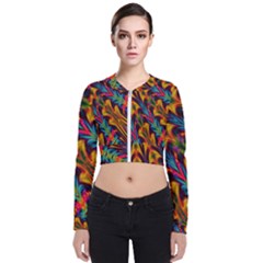 Background Abstract Texture Zip Up Bomber Jacket by Sapixe