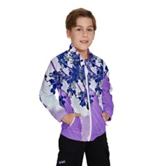 Blossom Bloom Floral Design Windbreaker (kids) by Sapixe