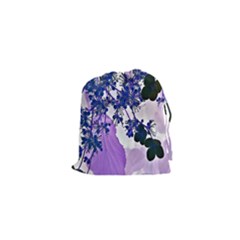 Blossom Bloom Floral Design Drawstring Pouch (xs) by Sapixe