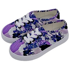 Blossom Bloom Floral Design Kids  Classic Low Top Sneakers by Sapixe