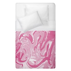 Pink Marble Painting Texture Pattern Duvet Cover (single Size) by Sapixe